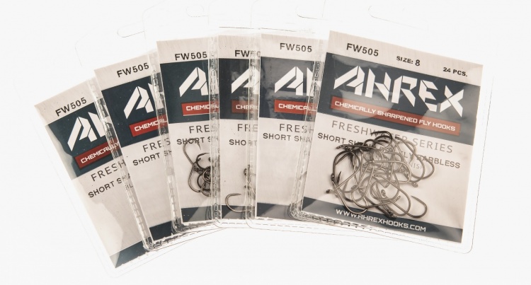 Ahrex Fw505 Short Shank Dry Barbless #10 Trout Fly Tying Hooks